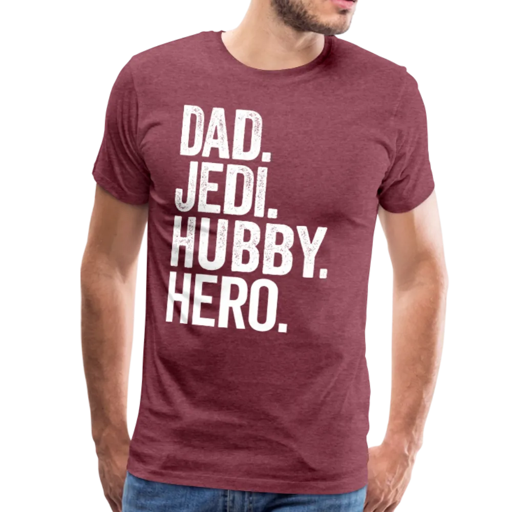 Dad Jedi Hubby Hero Men's Premium T-Shirt