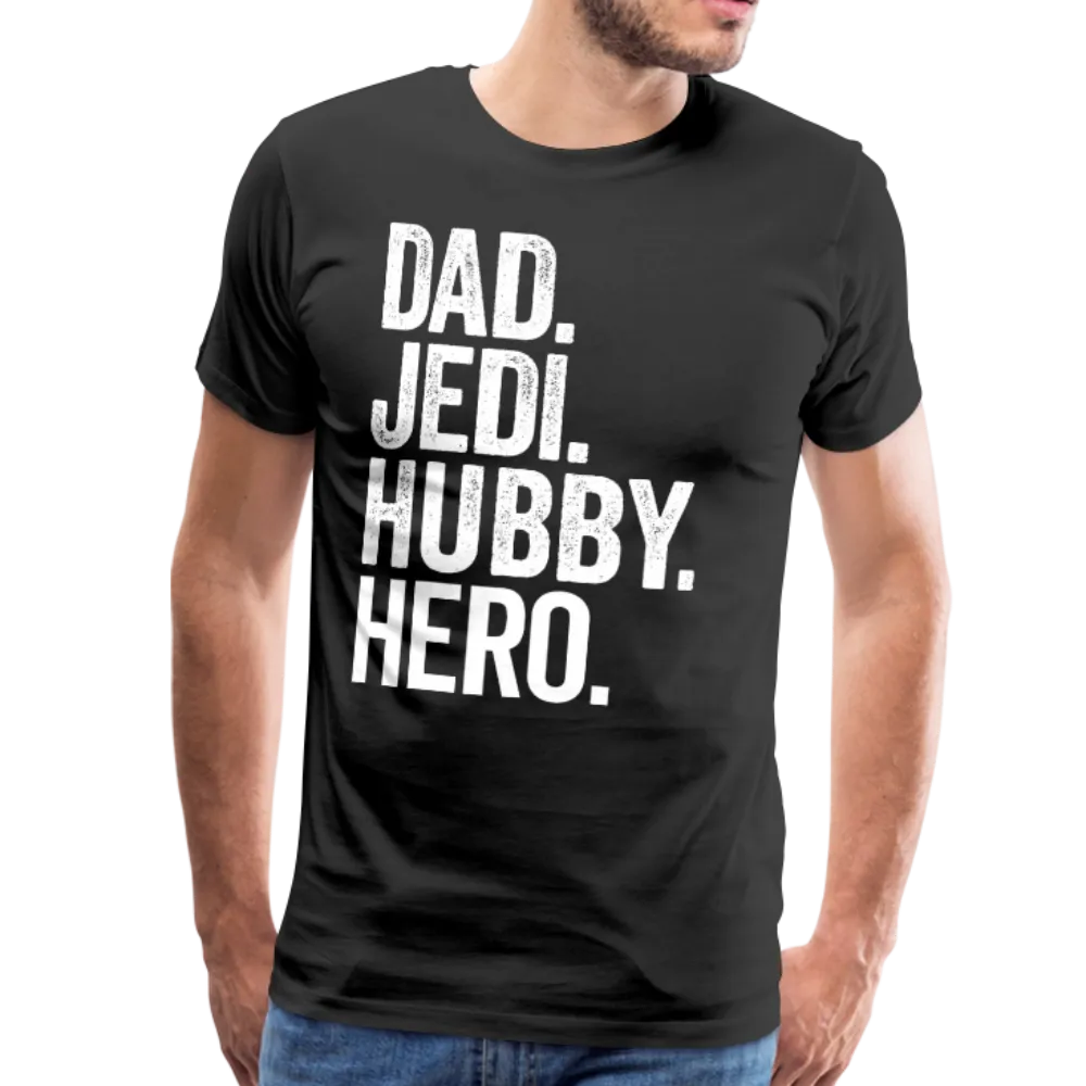 Dad Jedi Hubby Hero Men's Premium T-Shirt