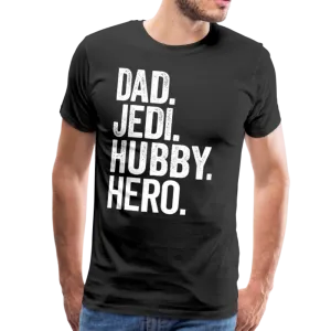 Dad Jedi Hubby Hero Men's Premium T-Shirt