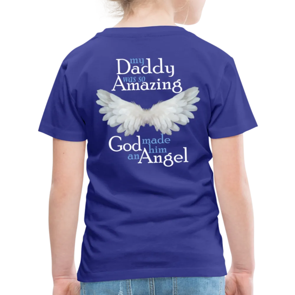 Daddy Amazing Angel Toddler Premium T-Shirt (CK1381)