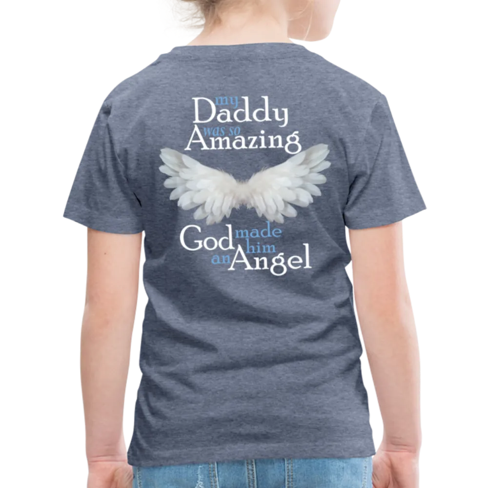 Daddy Amazing Angel Toddler Premium T-Shirt (CK1381)
