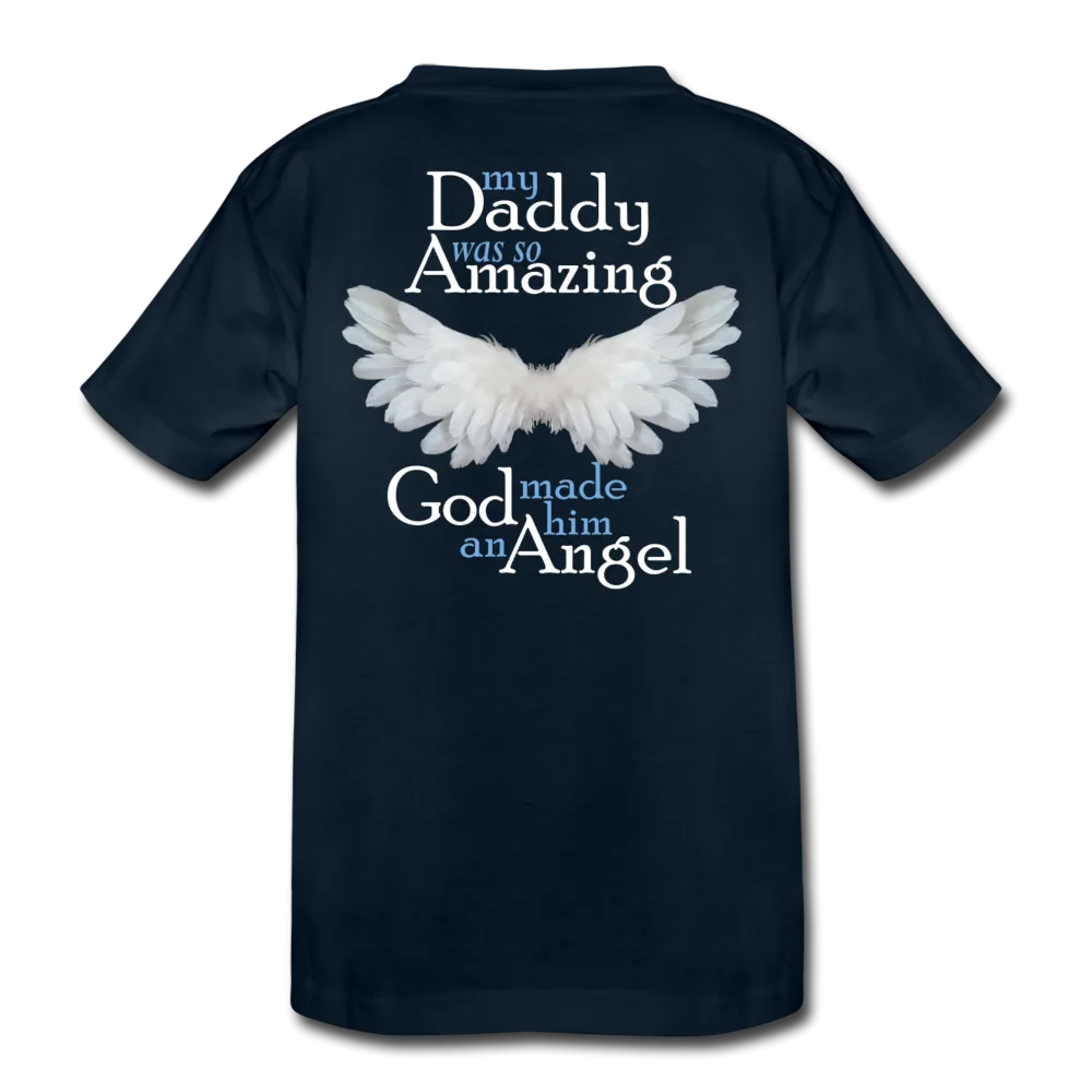 Daddy Amazing Angel Toddler Premium T-Shirt (CK1381)