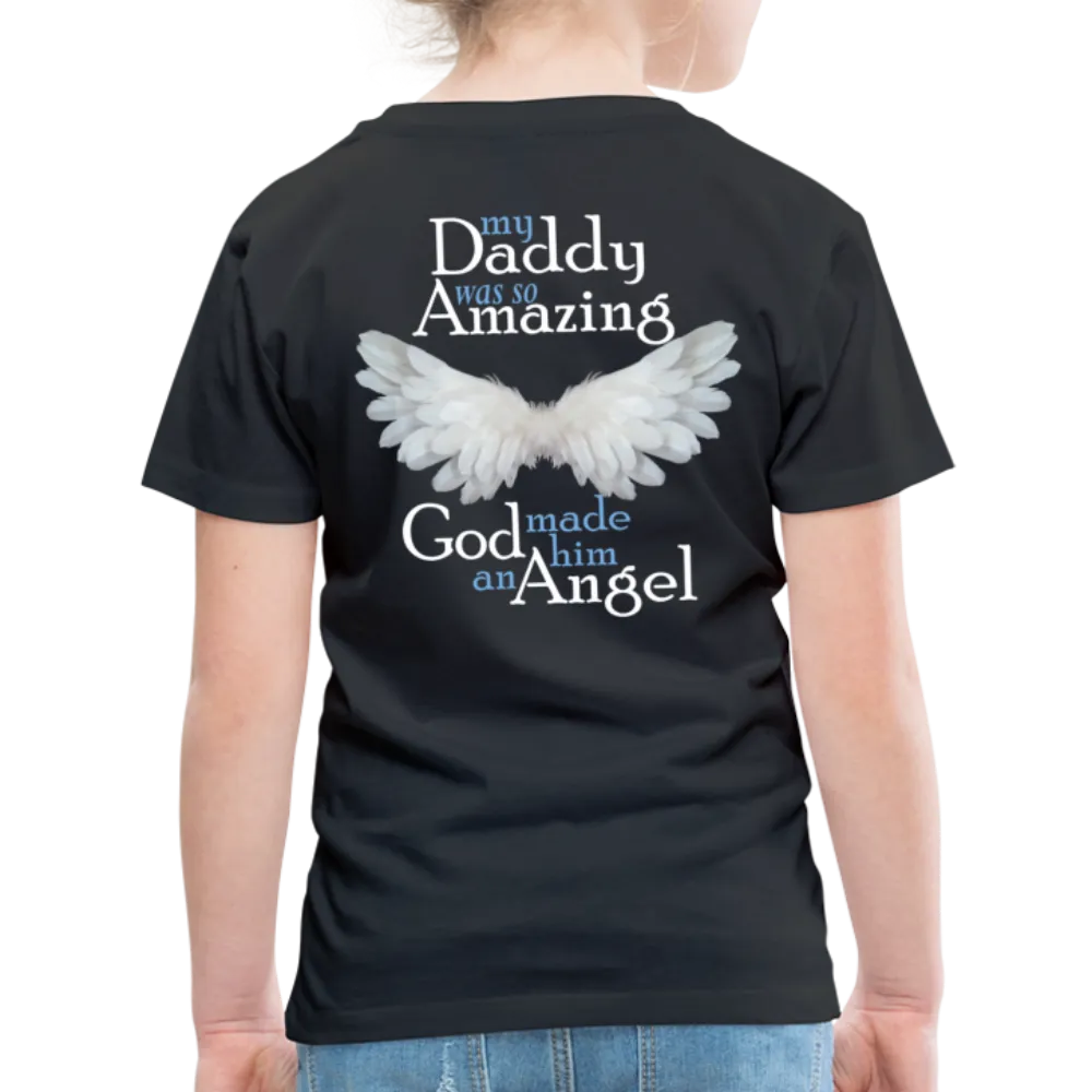 Daddy Amazing Angel Toddler Premium T-Shirt (CK1381)