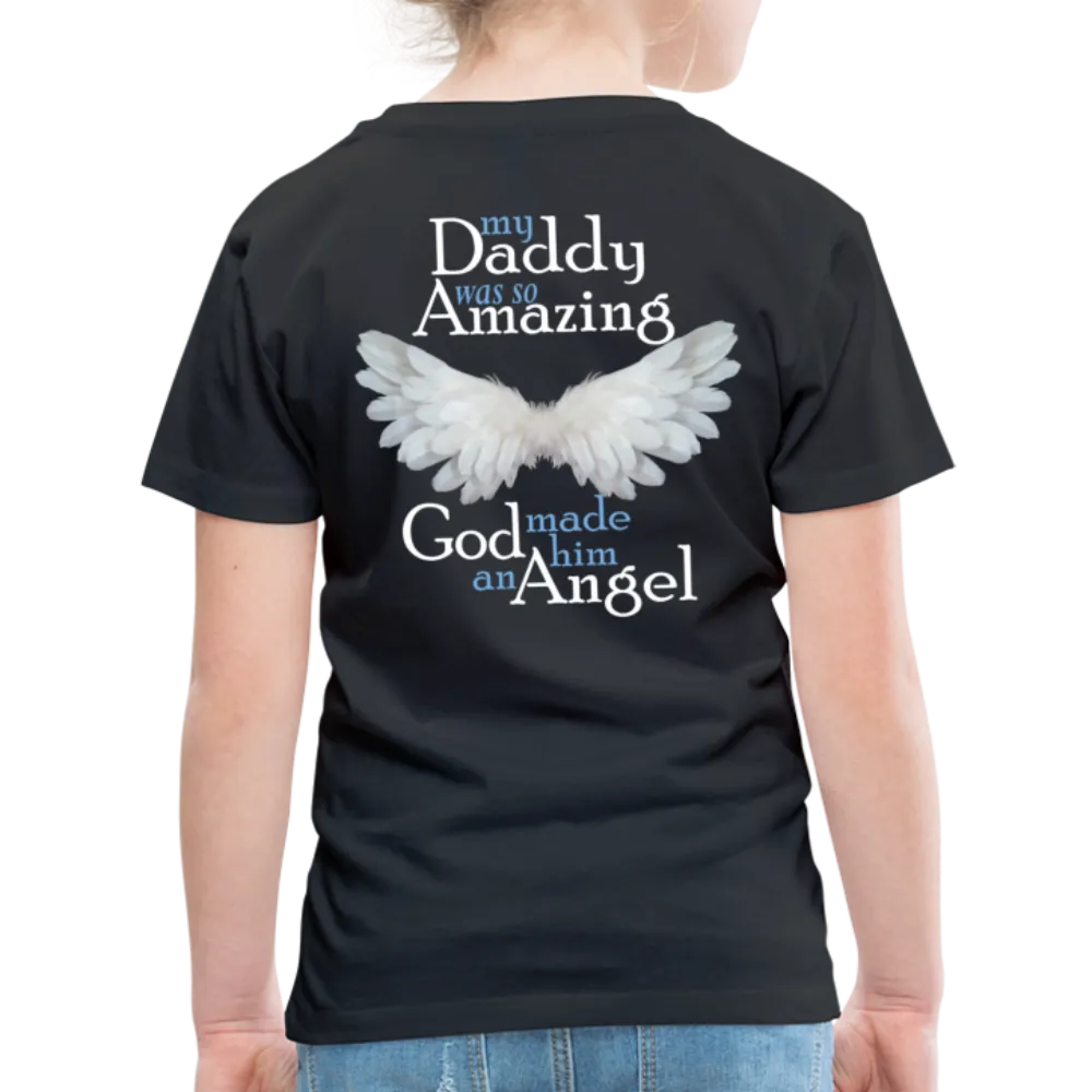 Daddy Amazing Angel Toddler Premium T-Shirt (CK1381)