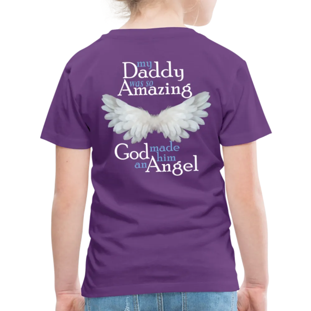 Daddy Amazing Angel Toddler Premium T-Shirt (CK1381)