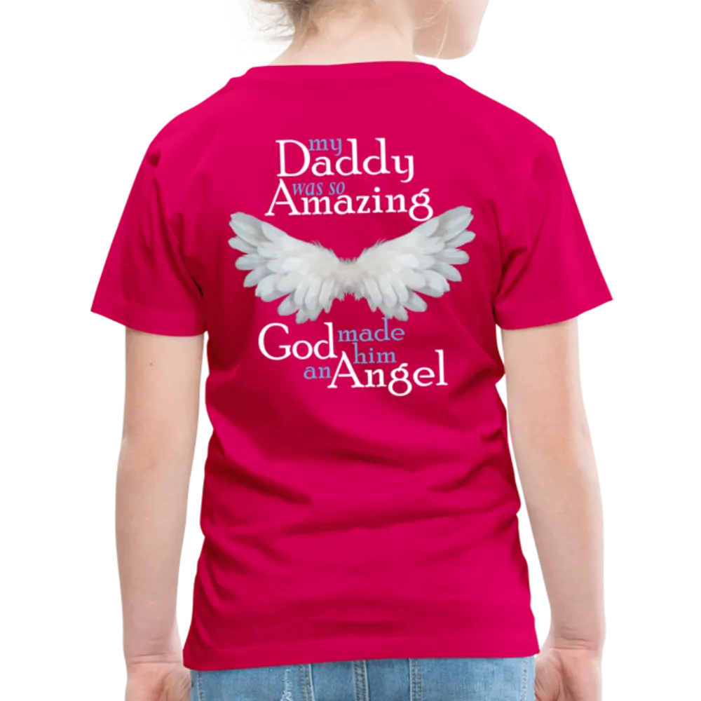 Daddy Amazing Angel Toddler Premium T-Shirt (CK1381)