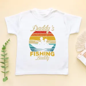 Daddy's Fishing Buddy Toddler & Kids T Shirt