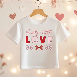 Daddy's Little Love Valentines Toddler & Kids T Shirt