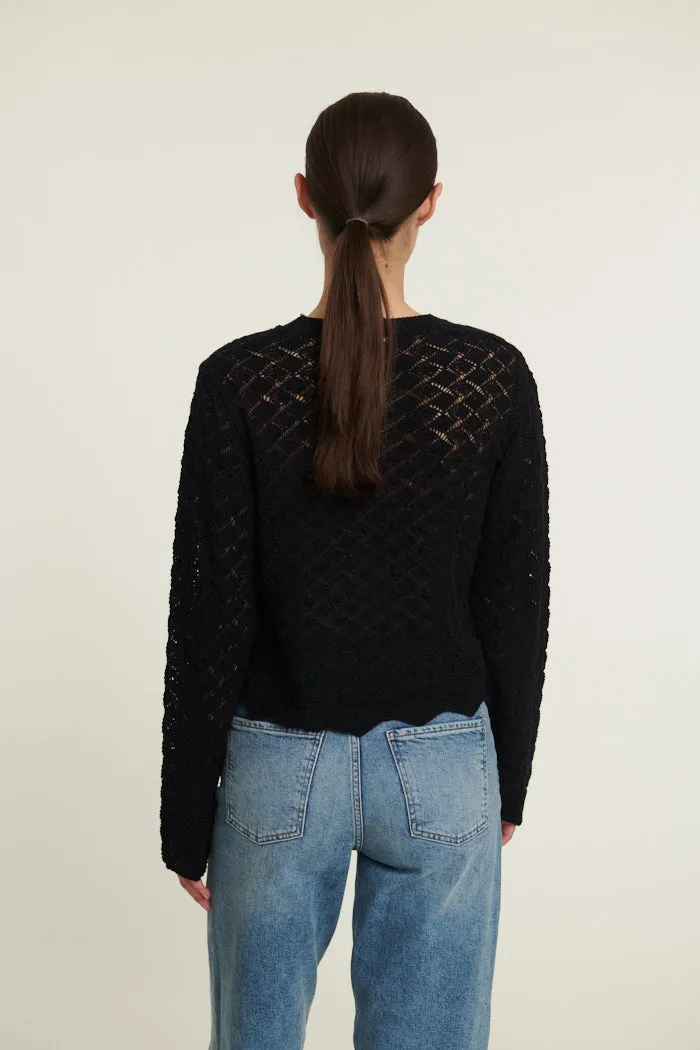 Dania LS Sweater - Black