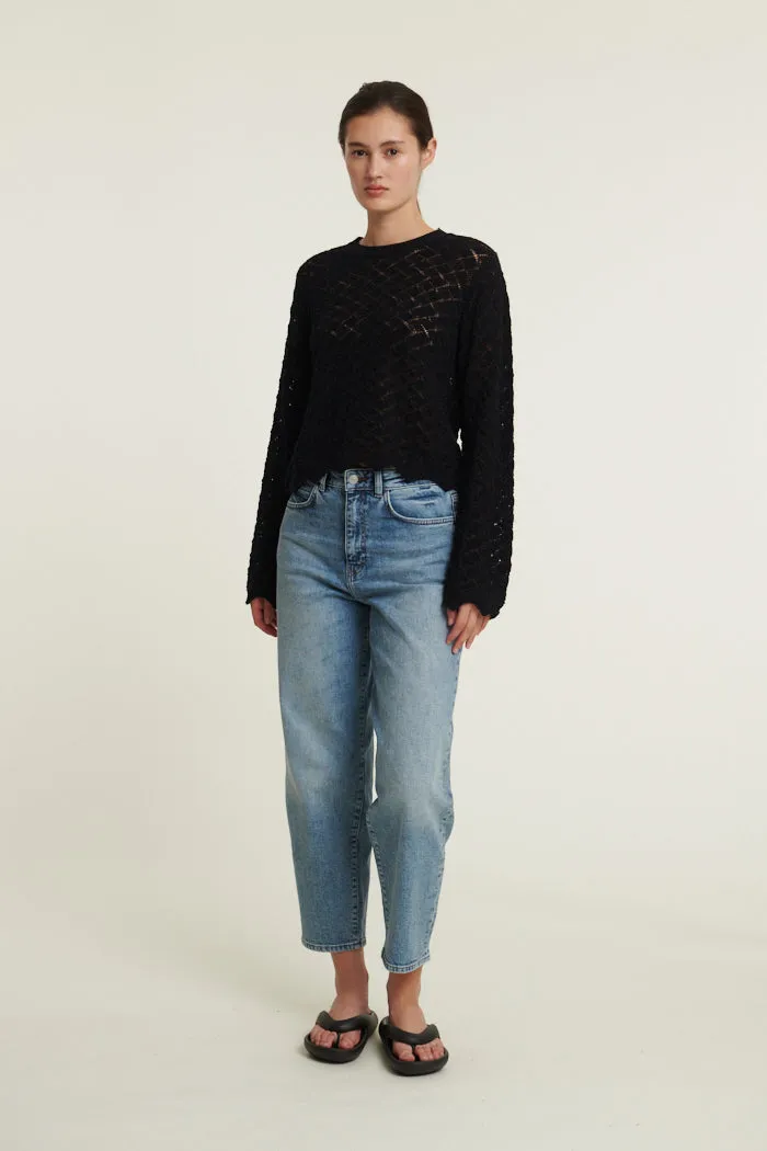 Dania LS Sweater - Black