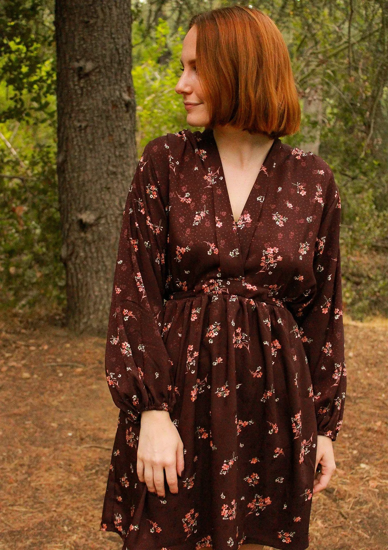 Dawn To Dusk Floral Mini Dress