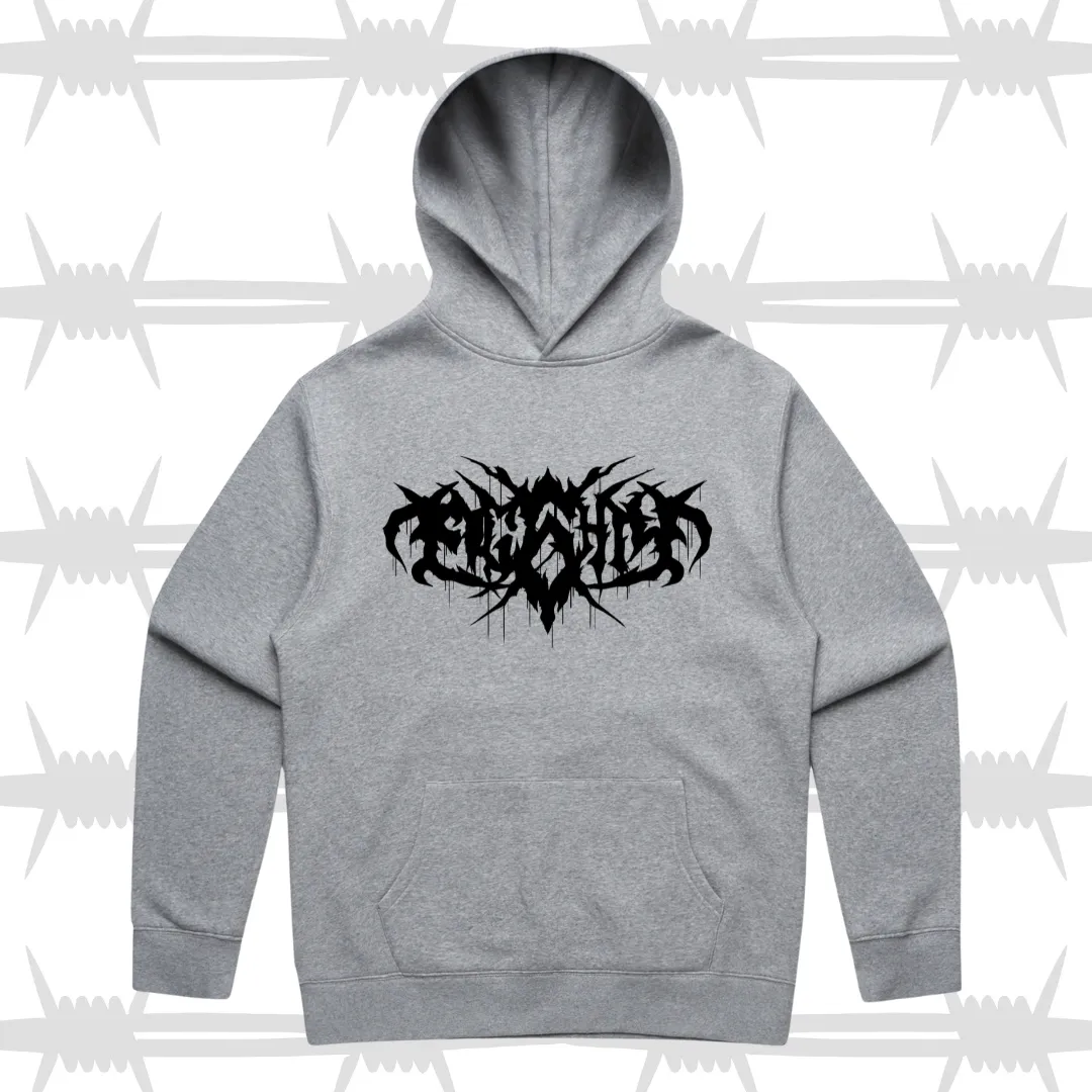 Death Core Hood - Grey