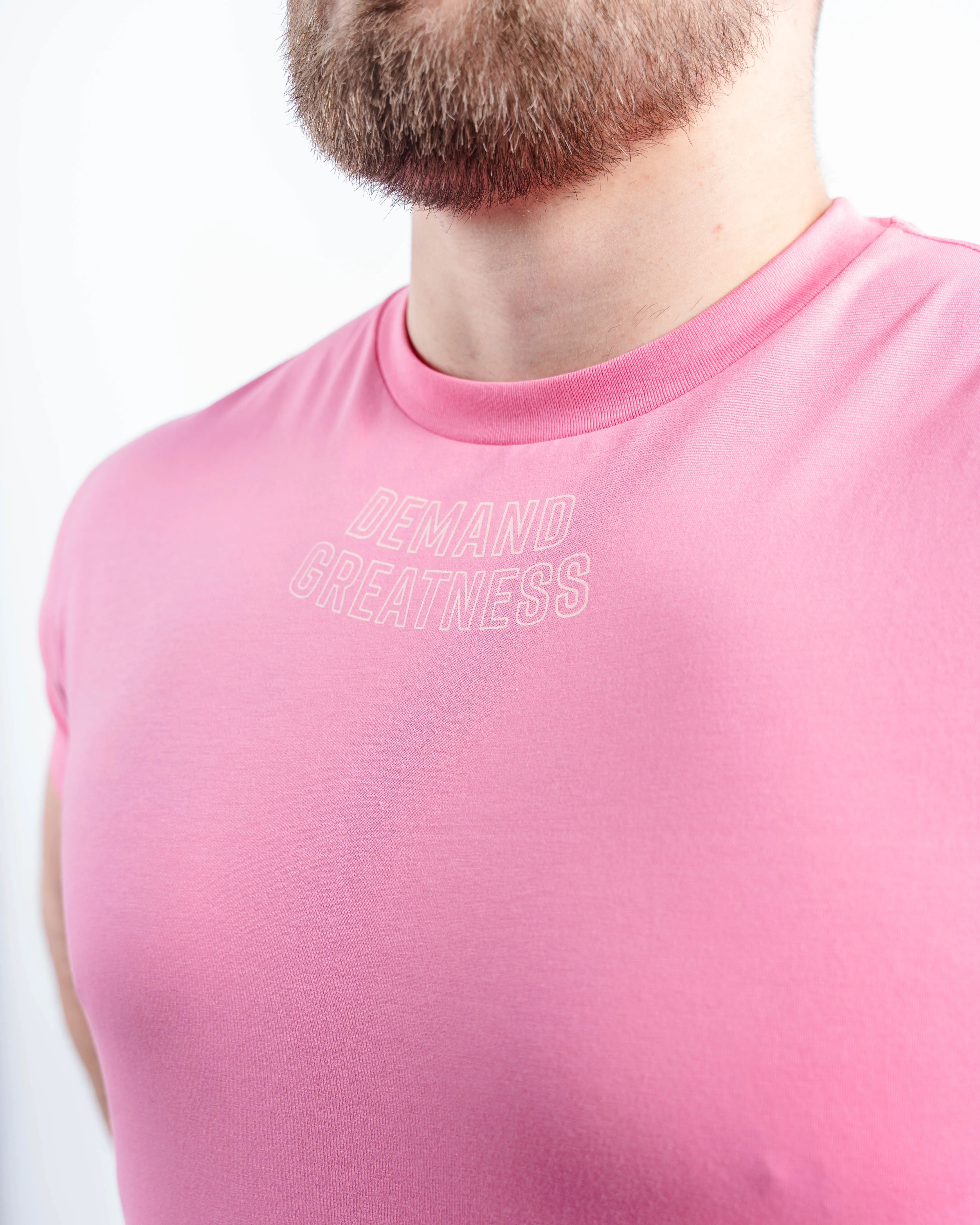 Demand Greatness True-Fit Men's Meet Shirt - IPF Approved - Roseite