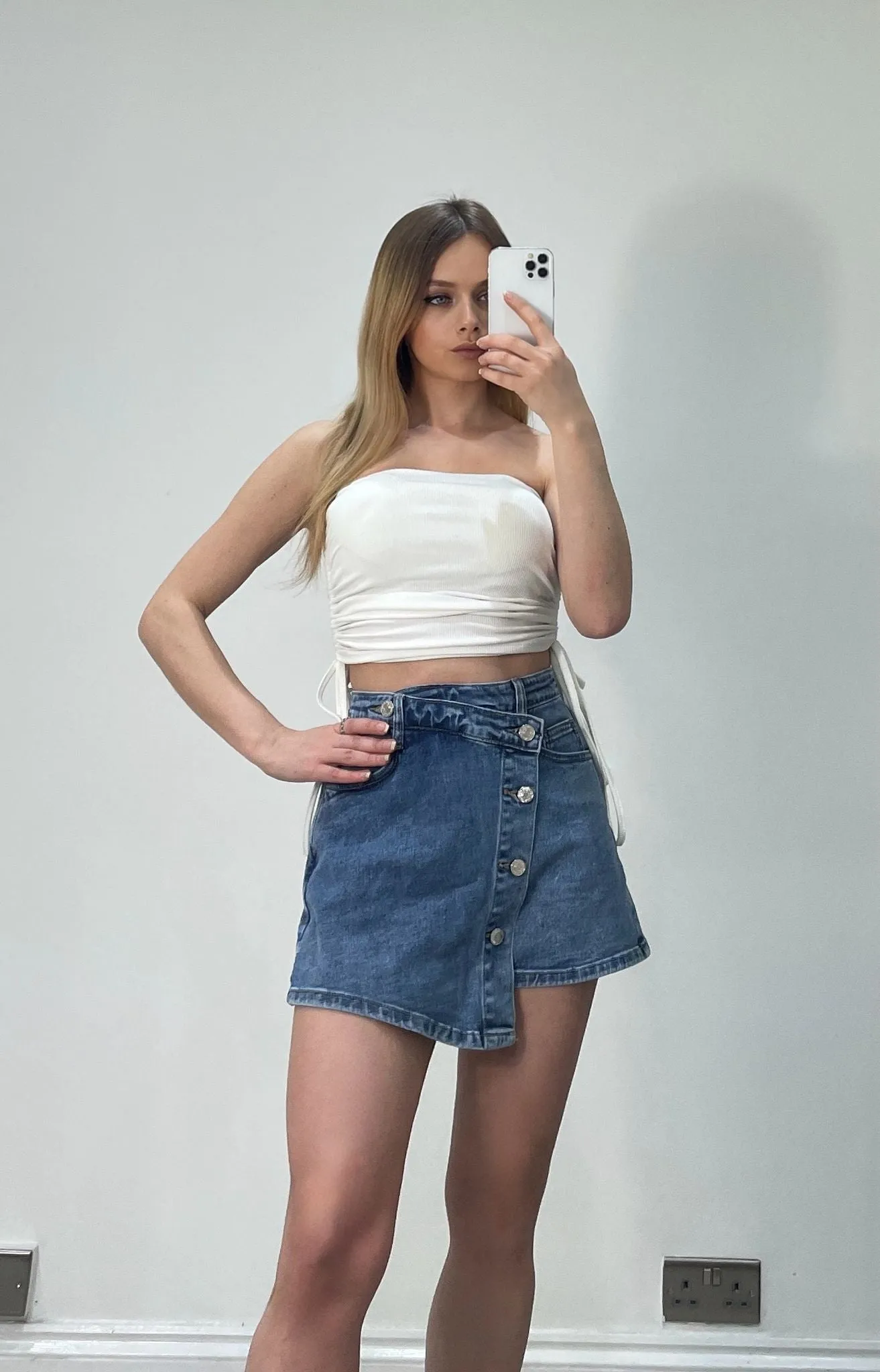 Diags Denim Skort