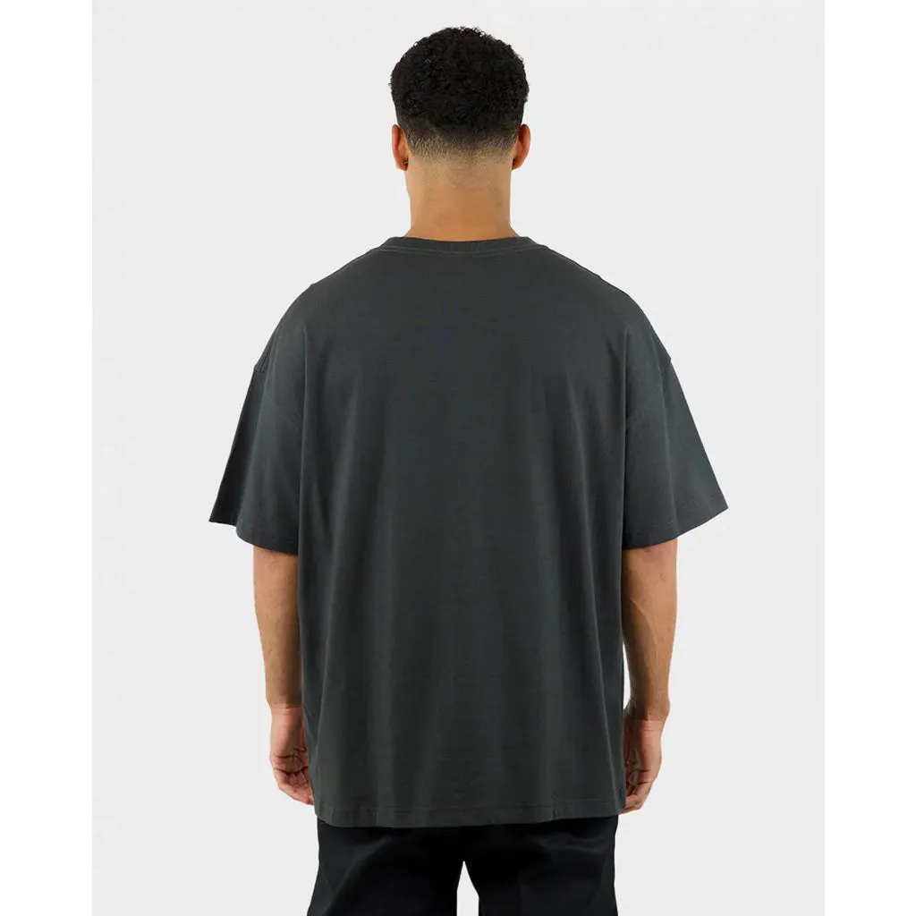 DICKIES 330 OVERSIZED BOX FIT TEE - WASHED GRAPHITE