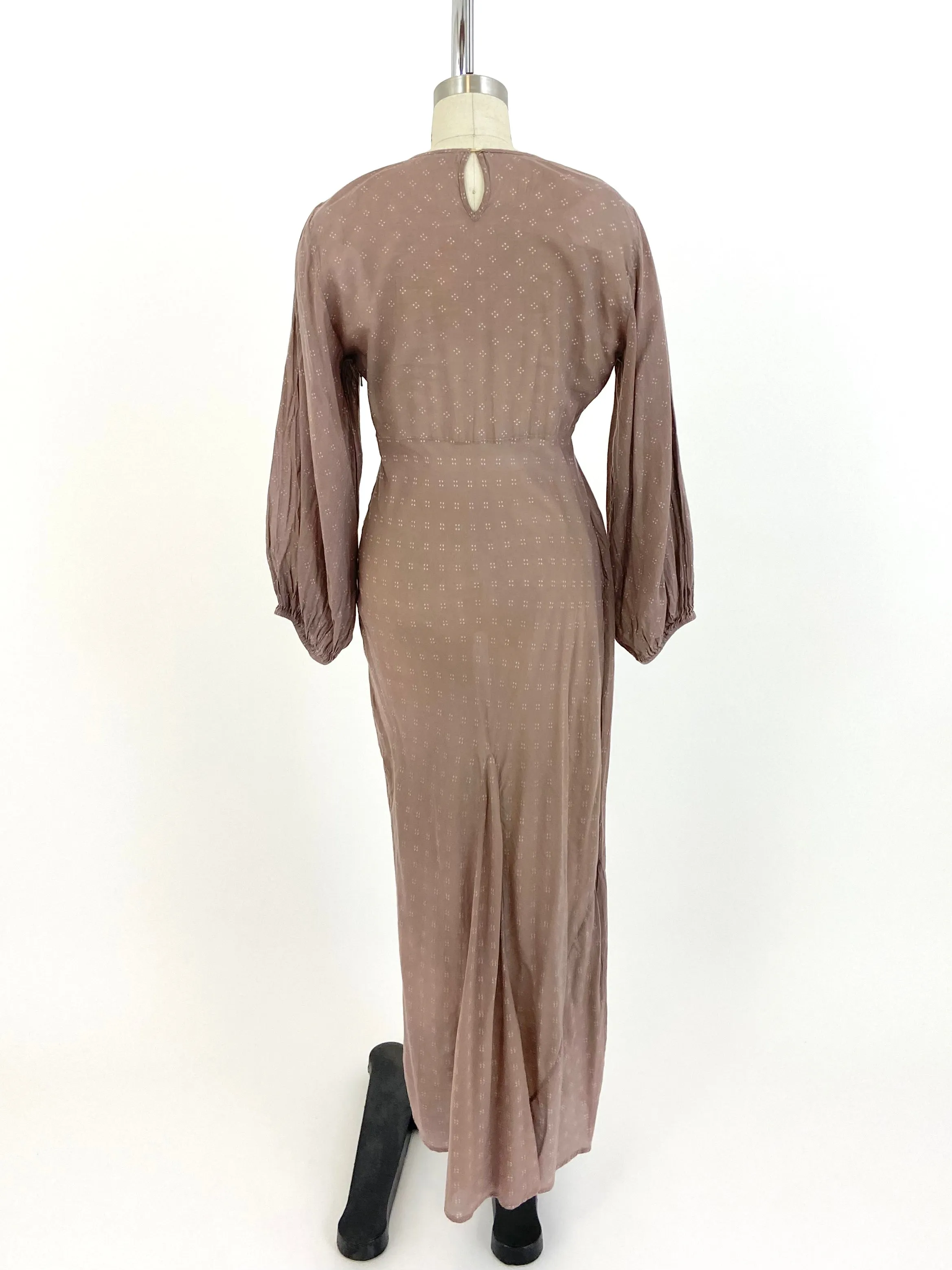 Doen Balloon Sleeve Maxi Dress
