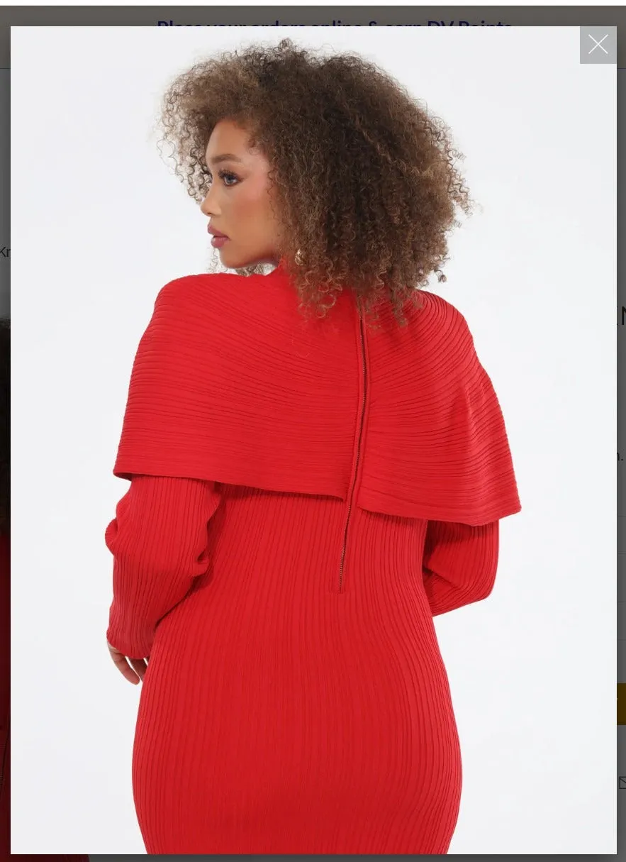 Donna Vinci Knits Style 13444 Exclusive Textured  Knitted Yarn 1PC Dress