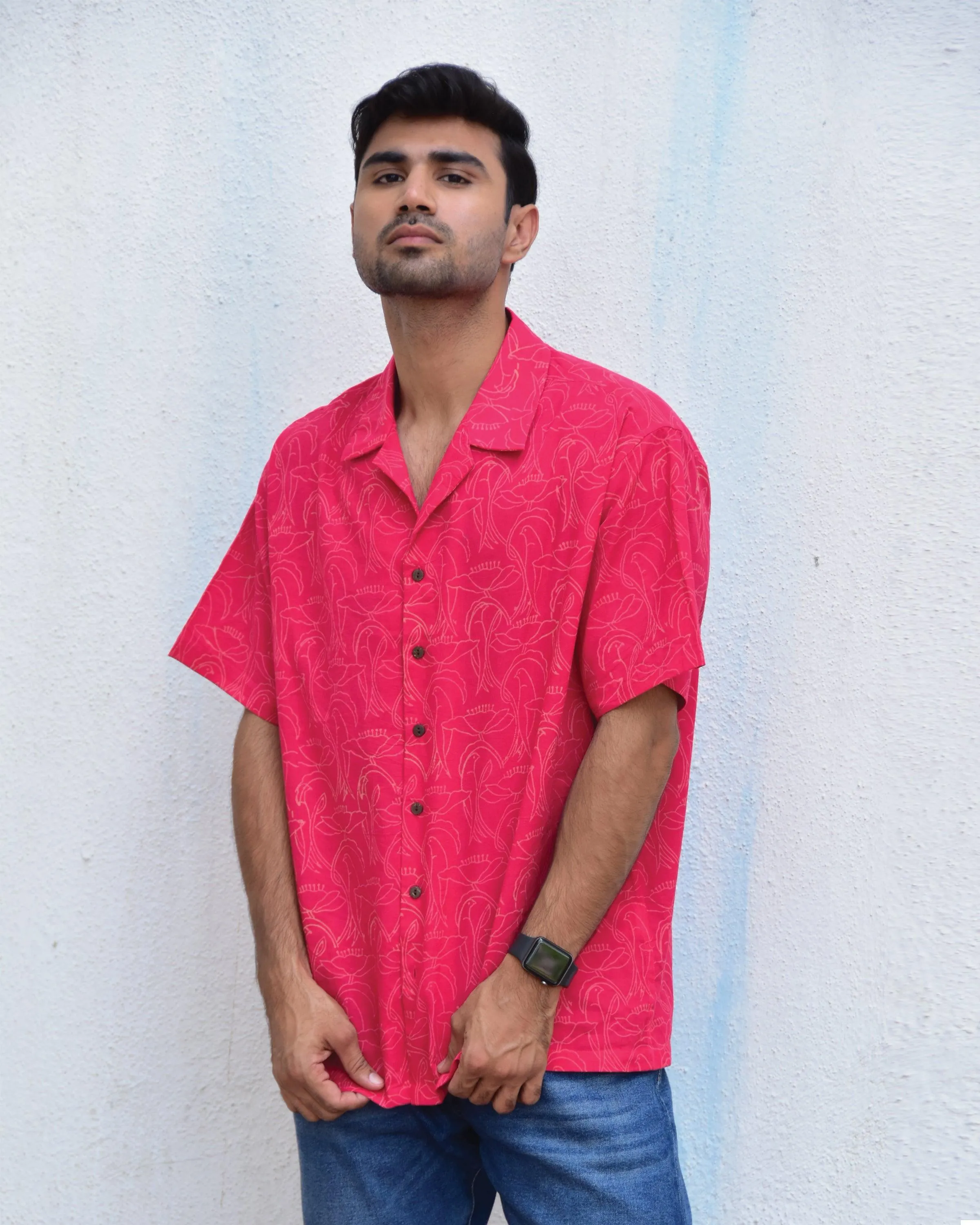 Doodlebug Handblockprinted Pure Cotton Shirt