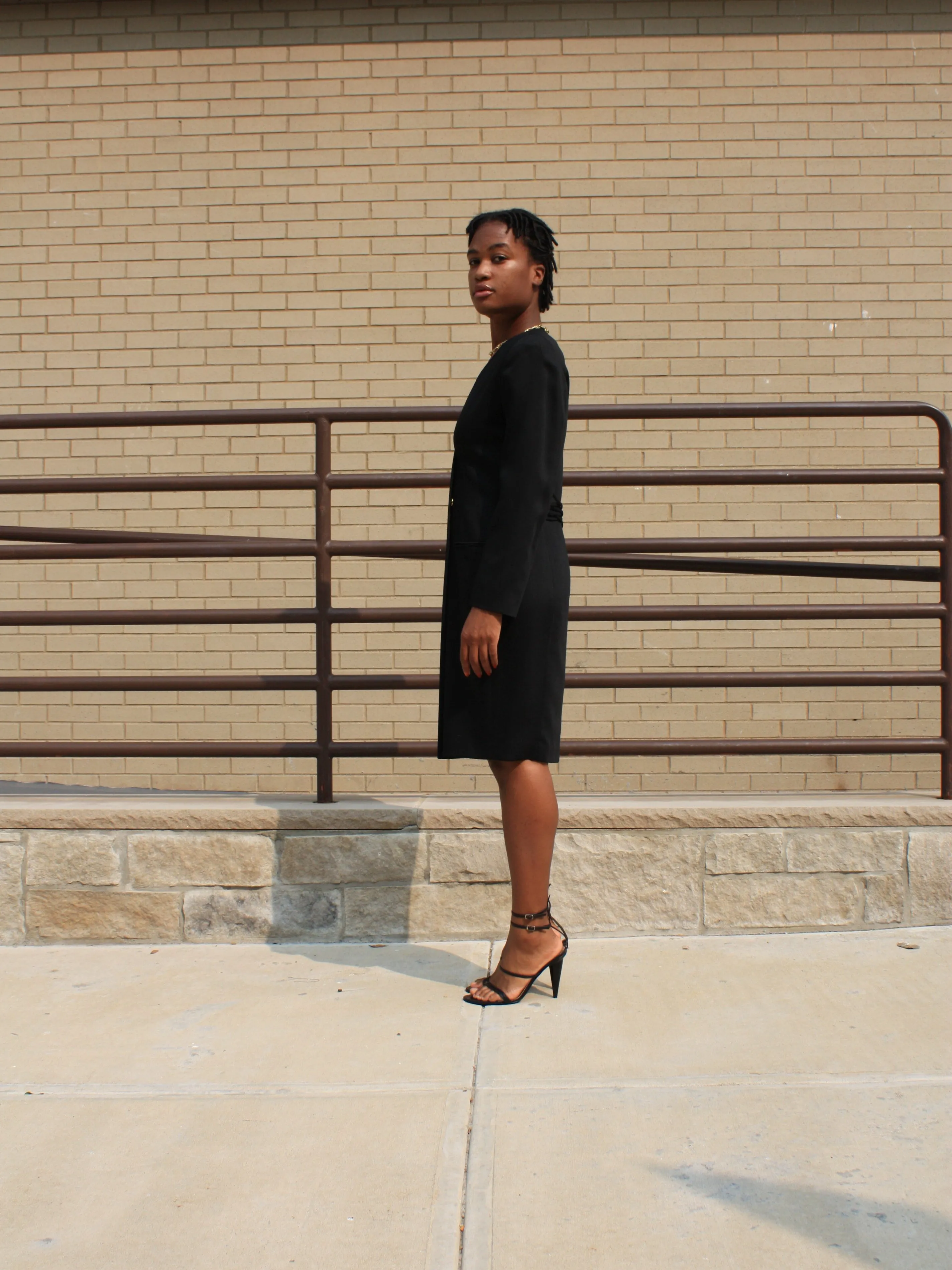 Double Breasted Blazer Dress