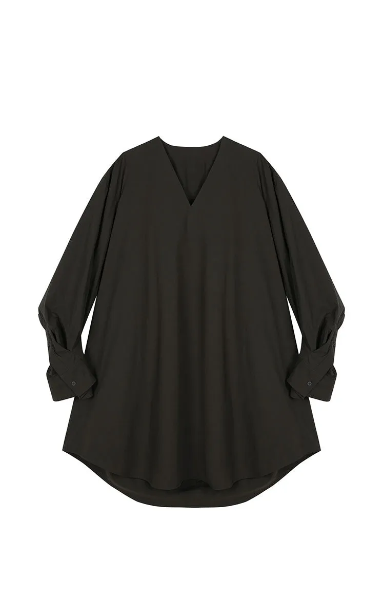 Dress / JNBY Cotton Long Sleeve Shirt Dress