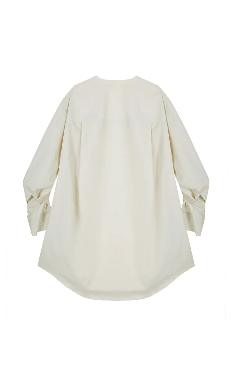 Dress / JNBY Cotton Long Sleeve Shirt Dress