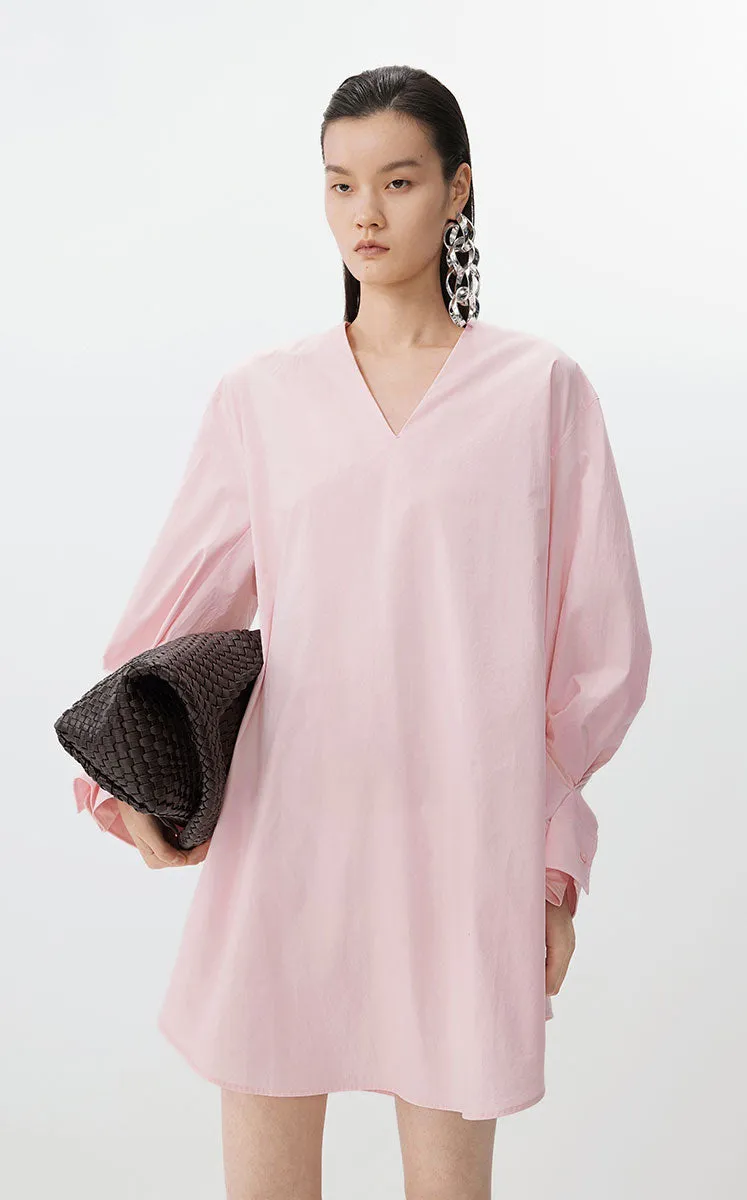 Dress / JNBY Cotton Long Sleeve Shirt Dress