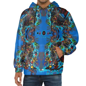 Drowning Men's Flannel Hoodie