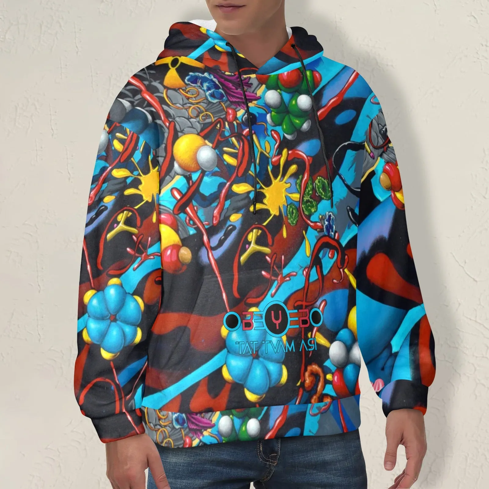 Drowning Men's Flannel Hoodie