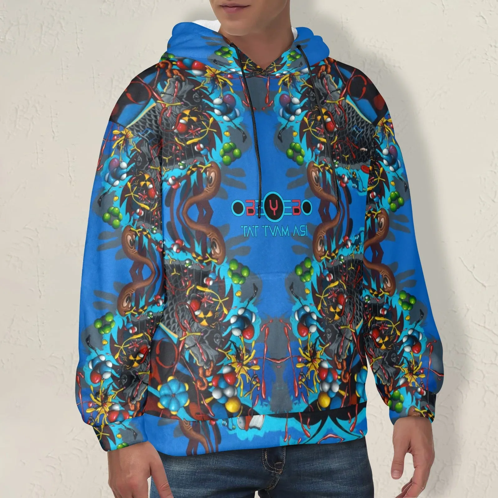 Drowning Men's Flannel Hoodie