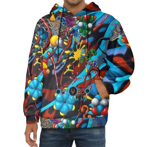Drowning Men's Flannel Hoodie