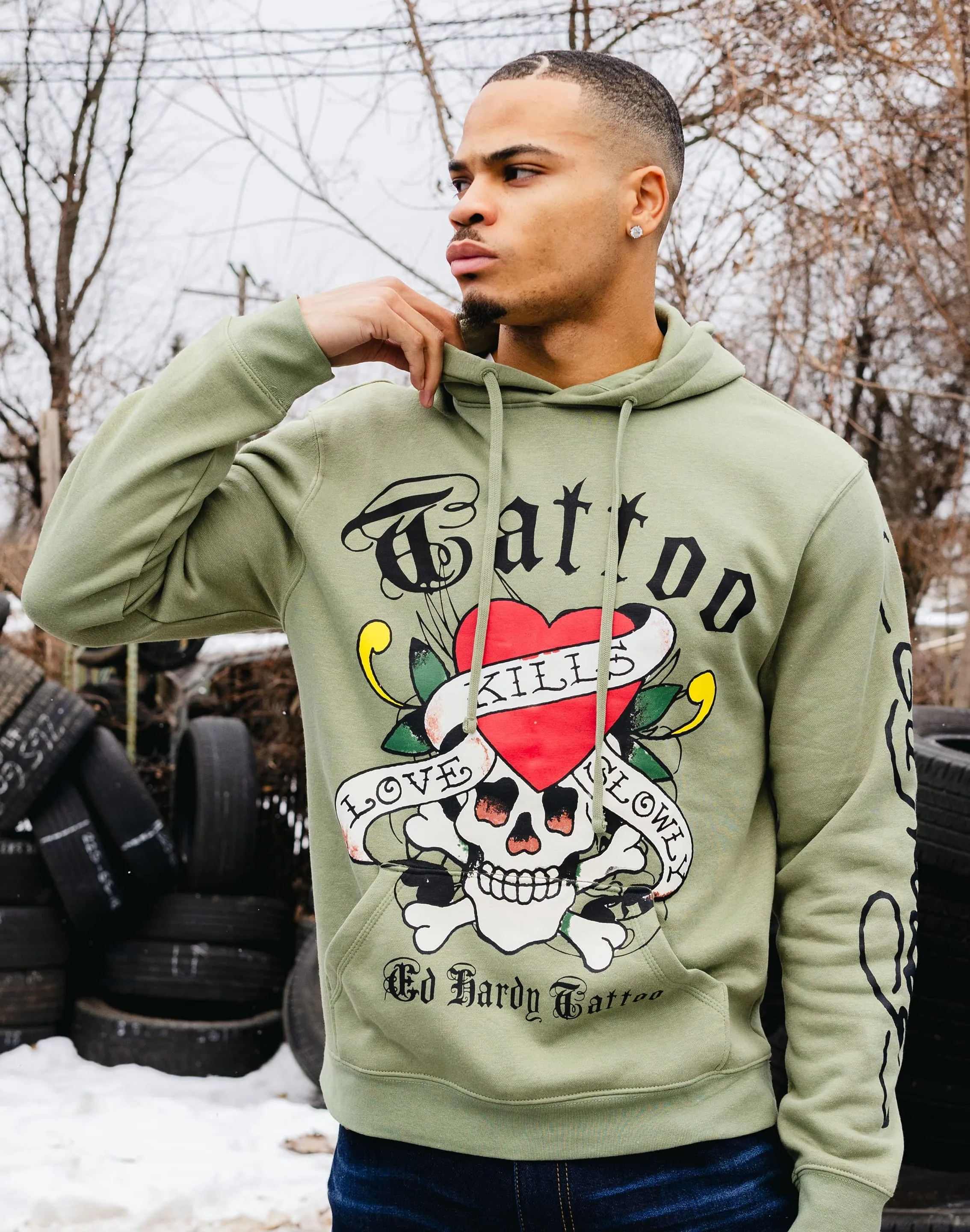Ed Hardy Skull Hoodie
