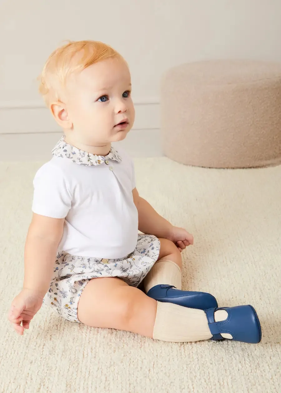 Ellis Floral Bloomer in Blue Made with Liberty Fabric