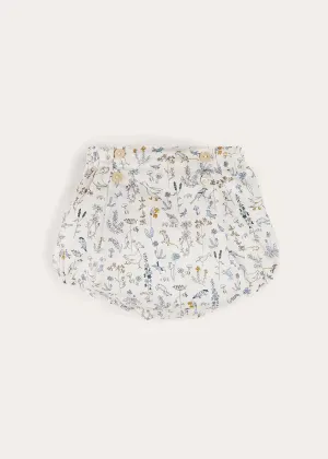 Ellis Floral Bloomer in Blue Made with Liberty Fabric