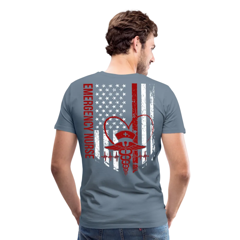 Emergency Nurse Men's Premium T-Shirt (CK4126)