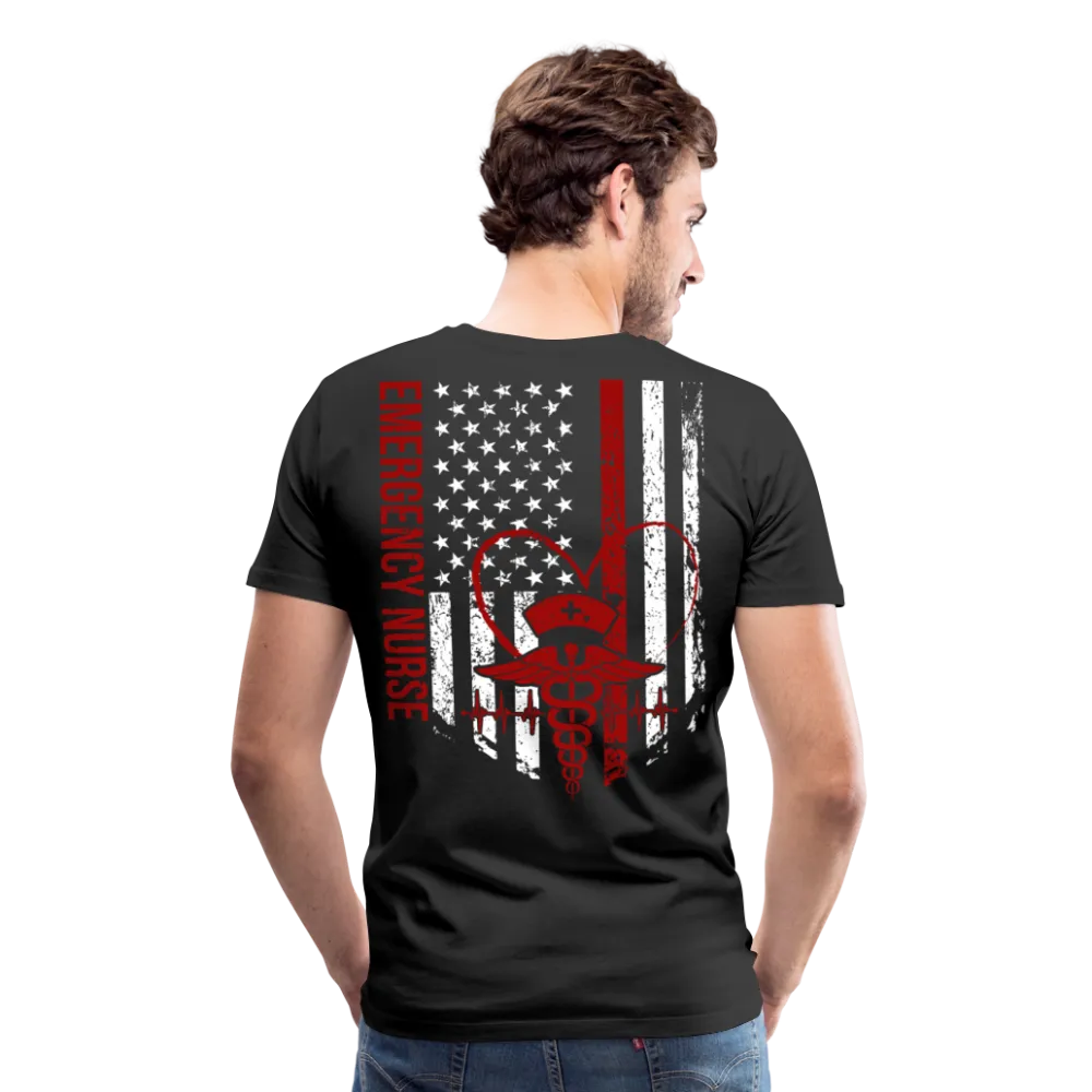 Emergency Nurse Men's Premium T-Shirt (CK4126)