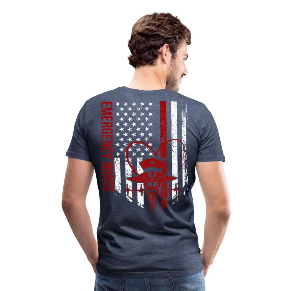 Emergency Nurse Men's Premium T-Shirt (CK4126)