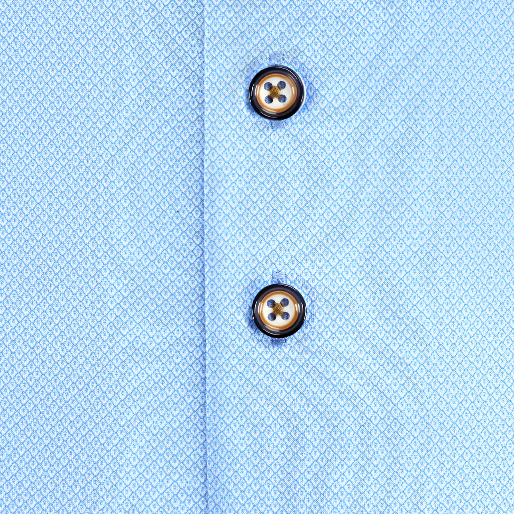 Extra long sleeves. Knitted piquet shirt