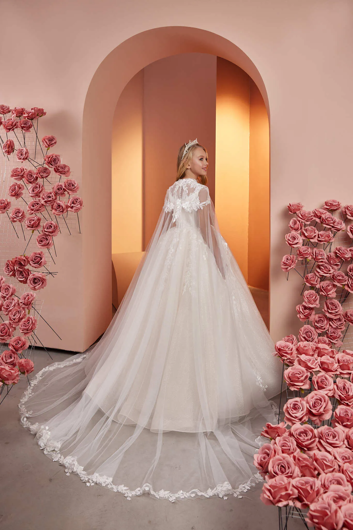 Fairy Tale Princess Gown with Cape