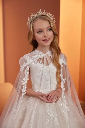 Fairy Tale Princess Gown with Cape