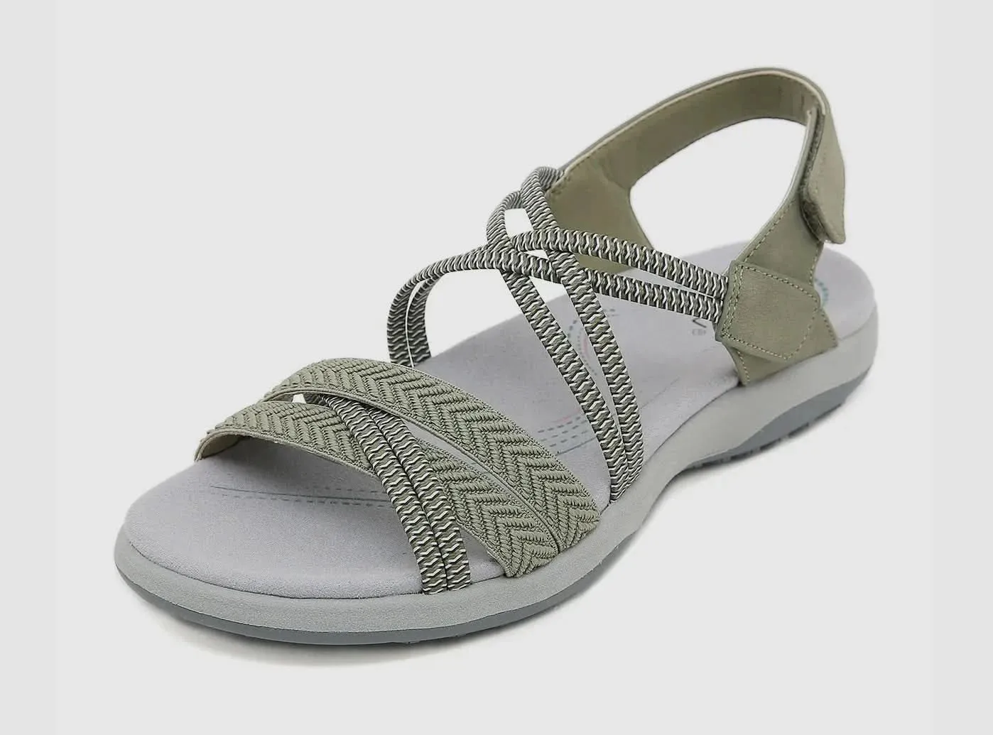 FitVille Women's Criss Cross Strap Sandals
