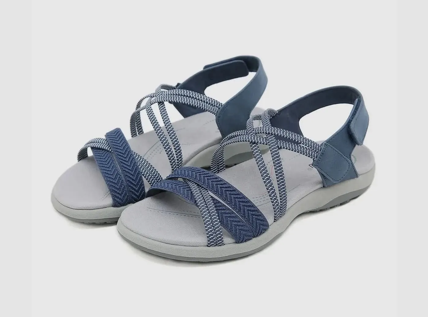 FitVille Women's Criss Cross Strap Sandals