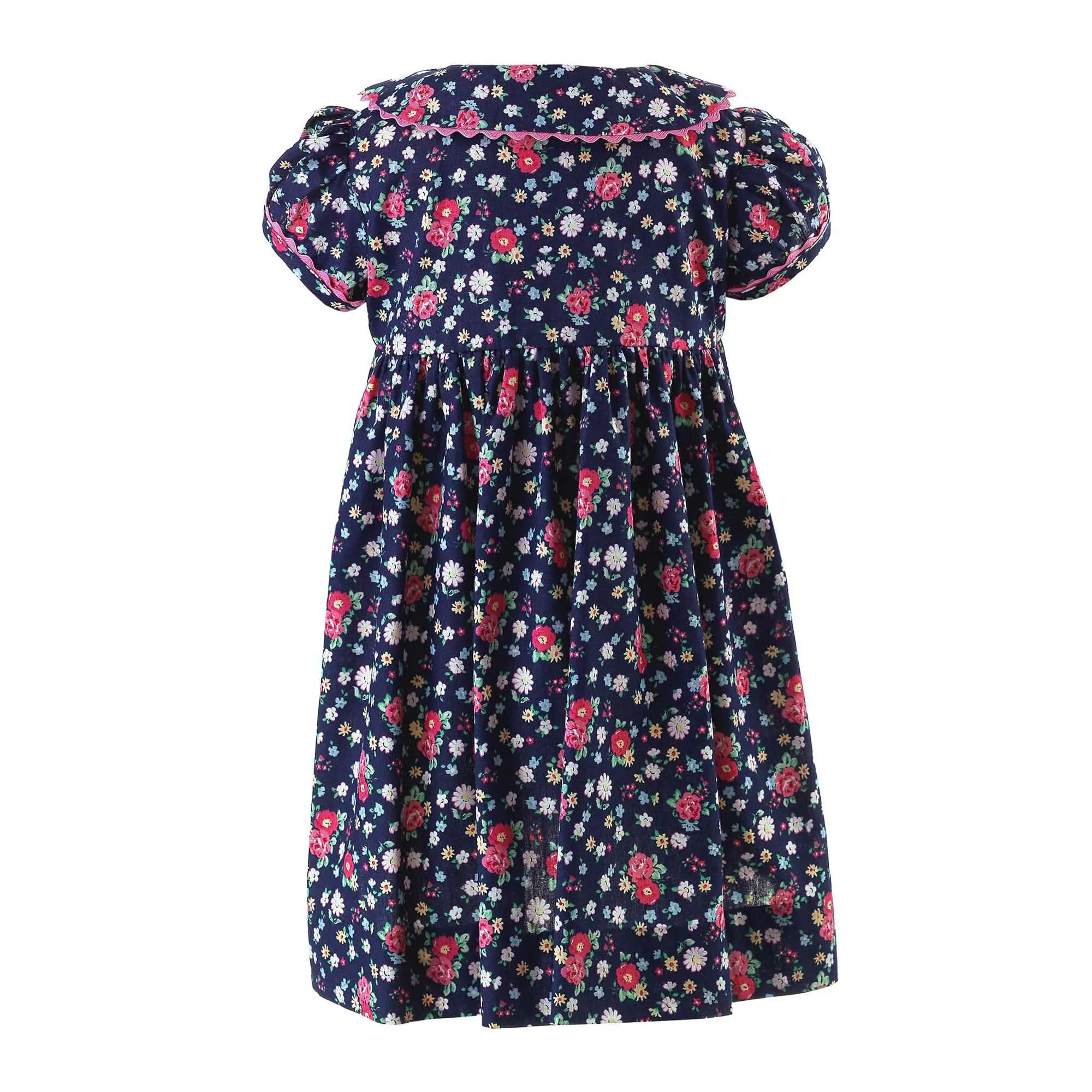 Floral Button-front Dress & Bloomers