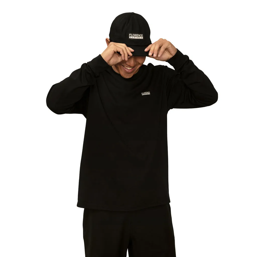 Florence Marine X - Organic Long Sleeve T-Shirt - Black