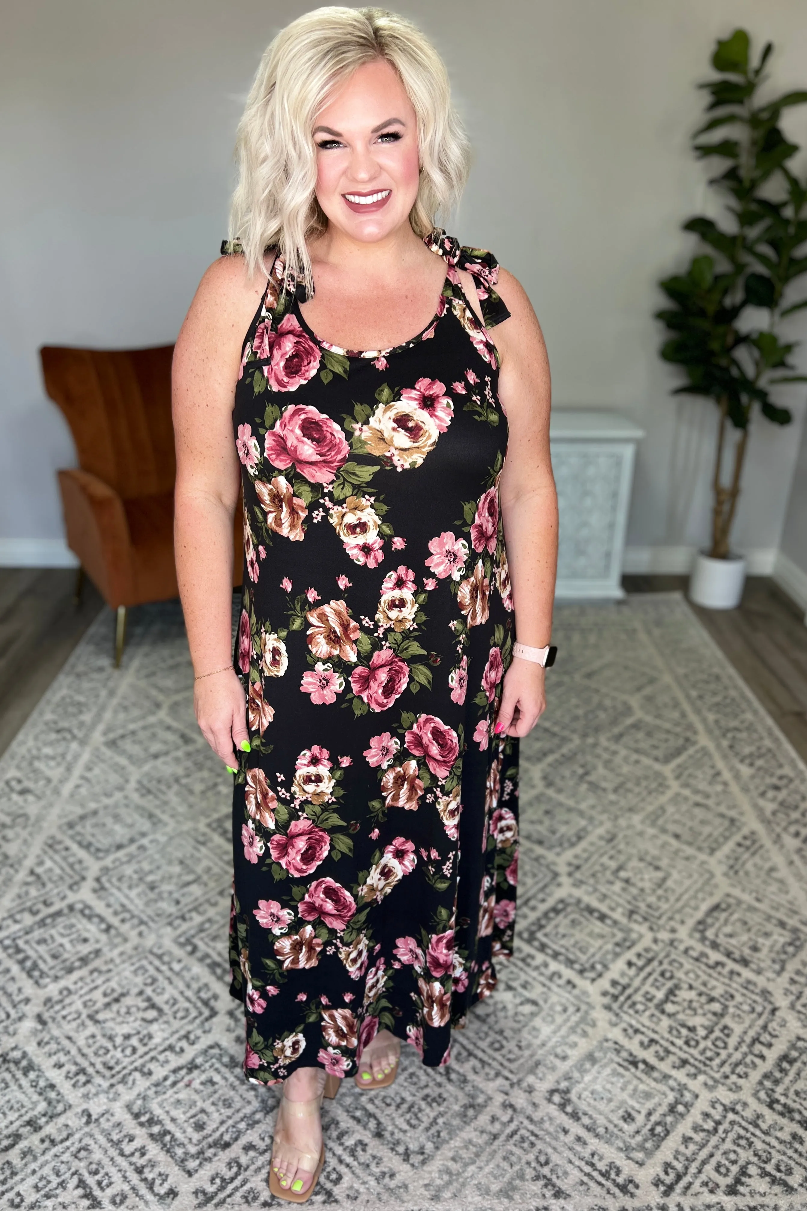 Fortuitous in Floral Maxi Dress
