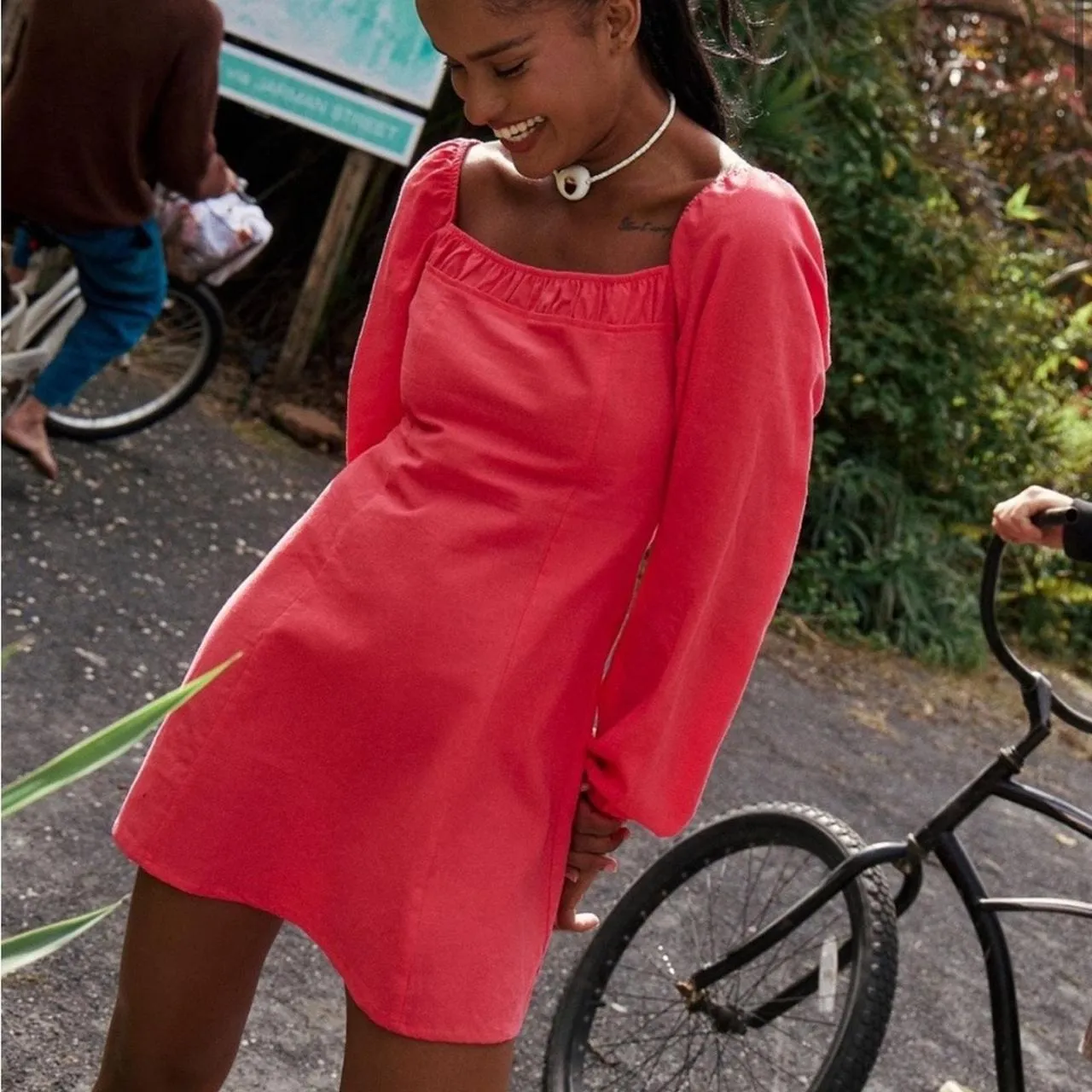 Free People Pink Forget Me Not Mini Dress UK XS