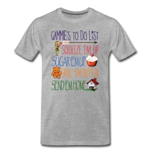 Gammie's To Do List Men's Premium T-Shirt (CK1613U)