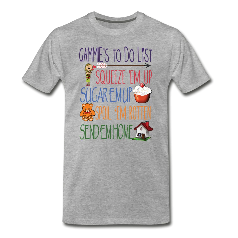 Gammie's To Do List Men's Premium T-Shirt (CK1613U)