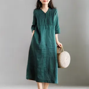 Gemini - Loose casual dress with a vintage feel