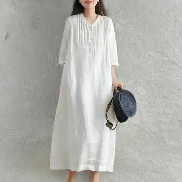 Gemini - Loose casual dress with a vintage feel