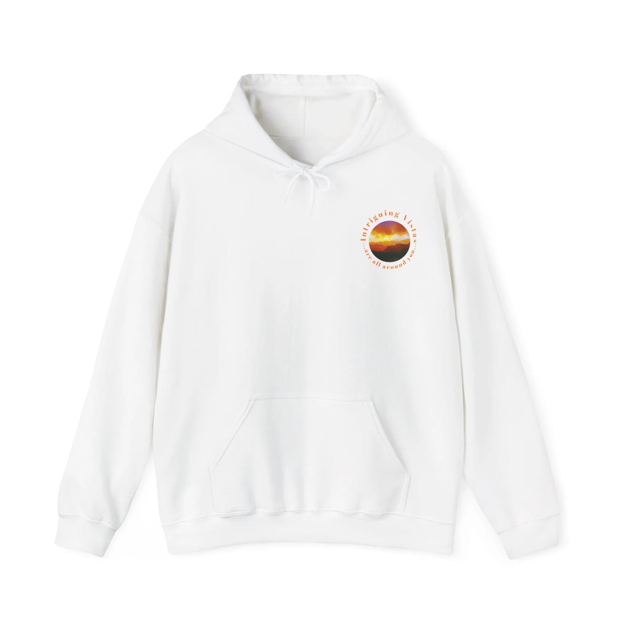 Gildan 18500 Unisex Adult Heavy Blend Crewneck Hooded Sweatshirt from the Sunset Series at Intriguing Vistas